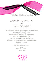 white-palmer wedding - invite